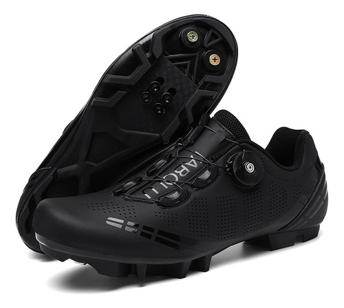 Zapatillas De Ciclismo Road Lock, Planas De Goma, Con Hebill