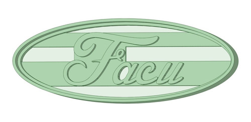 Facu Personalizado Logo Ford Para Galletas