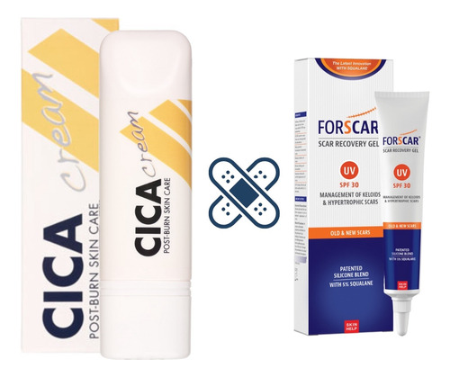 Pack Reparación: Cica Cream Forscar Gel De Silicona 20 Ml Uv