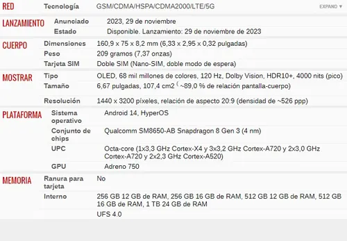 Xiaomi K70 Pro E.limitada Lamborghini Dual 24gb 1tb S8gen3