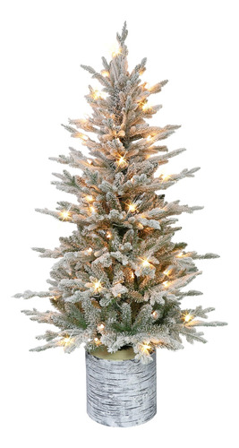 Árbol De Navidad Artificial Preiluminado 135 Cm 70 Luces