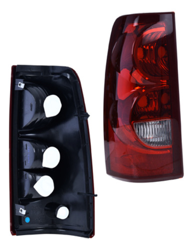 Calavera Izquierda Silverado 2003 2004 Filo Rojo S/foco Rds Izquierdo/conductor Rojo