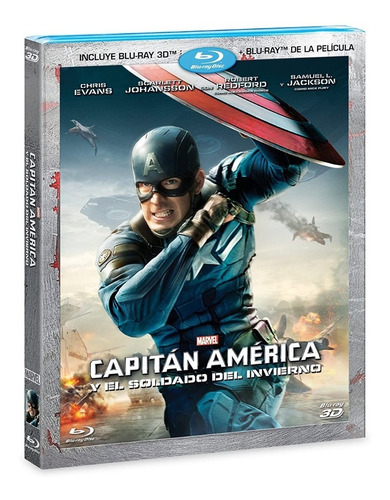 Blu-ray Original Marvel Capitán América Soldado Invierno 3d