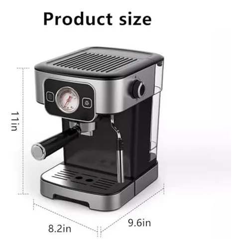 Máquina Automática De Vapor 1 8l Para Espumar Leche Capuccin