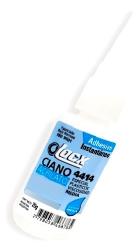 Ciano Acrilato Pegamento Adhesivo Instantaneo Locx 20grs Color Blanco