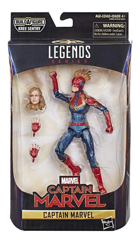 Marvel Legends Series Captain Marvel Kree Sentry Baf