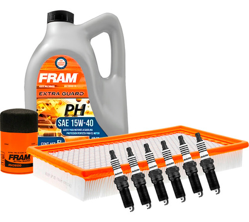 Afinacion 2 Filtros 15w40 Platino Flex V6 3.5l 09 Fram A