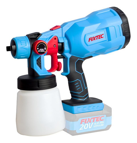 Pistola De Pintura Inalámbrica Portatil 800ml F20+ Fixtec