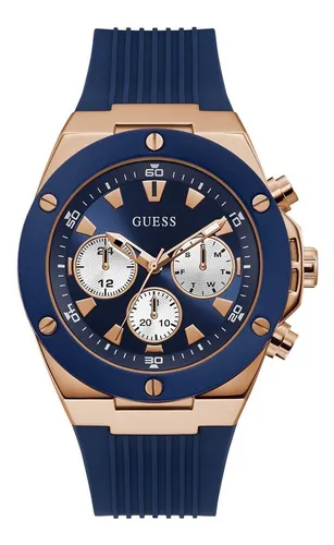 Guess azul con dorado new arrivals