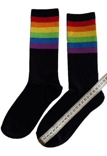 6 Calcetines Medias Pride Lgtb - Algodón Arcoíris - Unisex