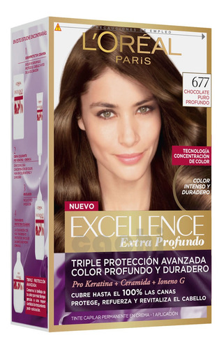 Tinta Loreal Excellence Extra Profundo Chocolate Profundo677