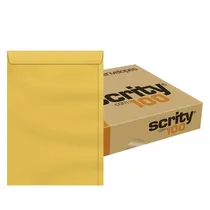 Comprar Envelope Saco Sko017 Kraft Ouro 110x170 Scrity 500 Unidades