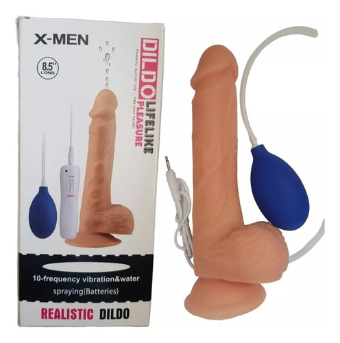 Vibrador Consolador Pene Realista Eyaculacion Control Remoto