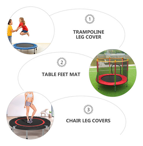 Mini Trampolín, Patas De Silla, 6 Unidades