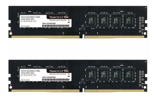 Memoria Teamgroup Elite Ddr4 8gb 2x4gb 2666mhz Pc4-21300 Cl1