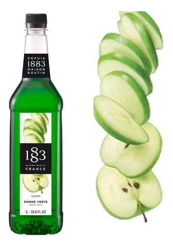 Sirop Routin  Sabor A Manzana Verde - Green Apple 1l