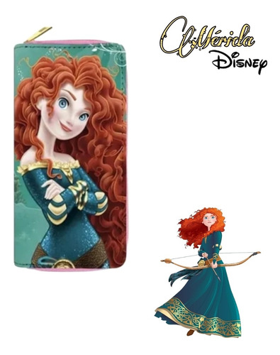 Mérida Cartera Para Mujer/ Monedero Mérida Película Disney 