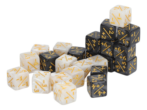 Contadores De Dados De 24 Peças Acrílico Marble Creature Sta