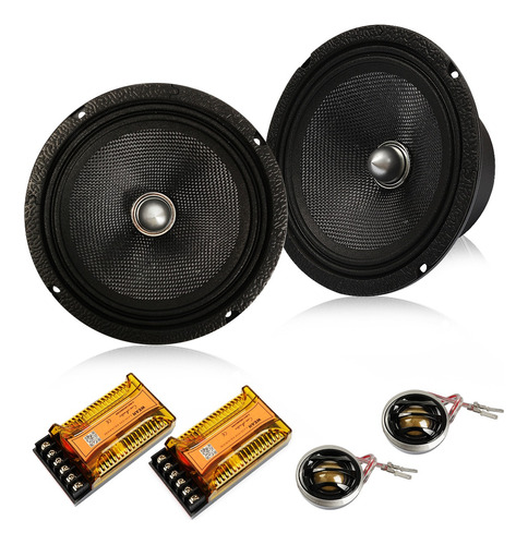 Set De Medios Audio 6.5pulgadas Bocinas Para Auto Rockseries