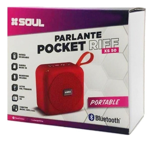 Imagen 3 de 6 de Parlante Bluetooth Soul Xs50 Pocket Super Calidad Y Potencia