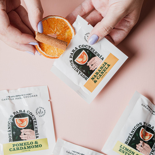 Gin Tonic Sin Alcohol 12 Latas + Botanicos Para Decorar