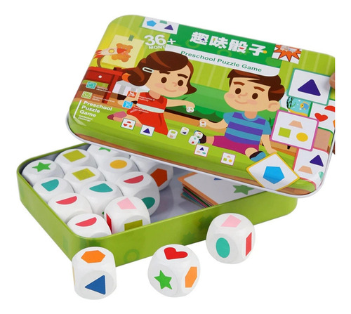 Juego De Dados Para Educación, Juguete De Combinación De