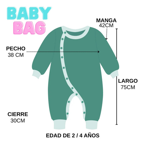 Baby Bag Mameluco Pijama Bebes Vero Hogar Bolsa De Dormir