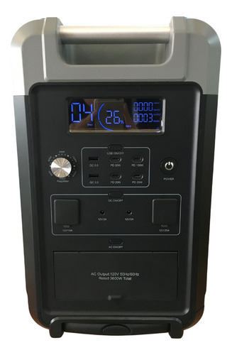 Estacion De Energia Portatil Sp-a01 3600w 110v