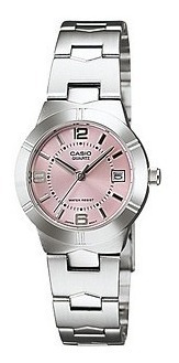 Imagen 2 de 5 de Casio Ltp 1241d Enticer Ladies P/dama /correa Metalica Origi