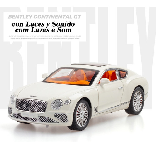 Bentley Continental Gt De Volkswagen Miniatura Metal Coche