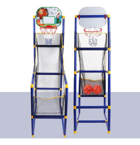 Juego De Arcade De Aro De Baloncesto, Máquina Y 2 Bolas
