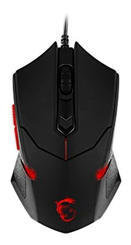Imagen 7 de 7 de Msi Gaming - Mouse 1, Negro/rojo