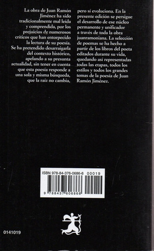 Antologia Poetica *19 * - Jimenez - Catedra