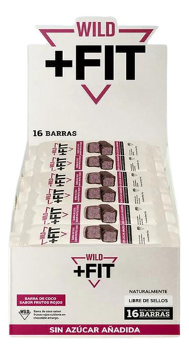 Barrita Wild Fit Coco Berries 16 Unidades