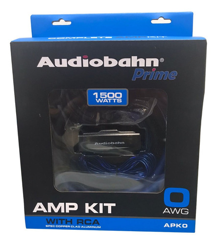 Imagen 2 de 4 de Kit De Instalación Para Fuente Amplificador Cal 0 Audiobahn
