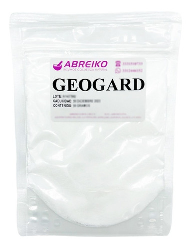 Geogard Conservador Cosmetico Natural En Polvo 50 Gramos Tipo de piel Cualquier tipo de piel