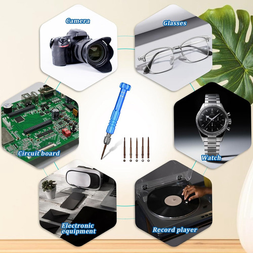 Kit De Reparación De Gafas, Juego De Destornilladores 6 En 1