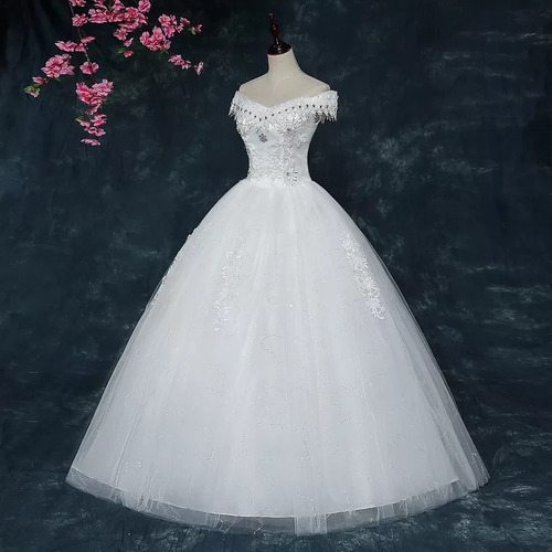 Vestido De Novia Blanco Ivory Tipo Vintage Nuevo