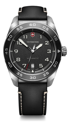 Victorinox, Reloj, Swiss Army Automatic, 42 Mm Negro Plata Negro
