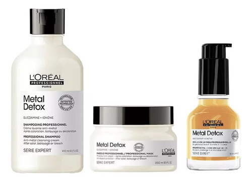 Set Metal Detox Para Pelo Dañado L'oréal