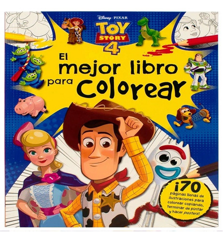 Mejor Libro Para Colorear Disney Toy Story 4 El