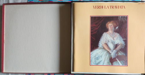 Richard Bonynge Lp Verdi Piave La Traviata Pavarotti 3lp P (Usado)