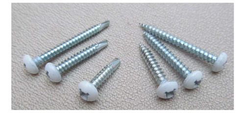 Variado Blanco Para Autocaravana Fix It #8 Tornillo Cabeza