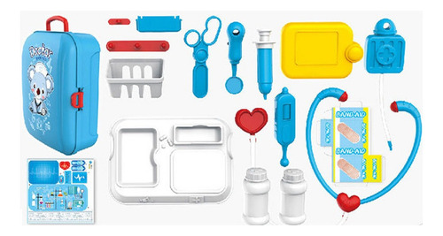 N 17pcs Botiquín Médico Médico Enfermera Dentista Simulan Ro