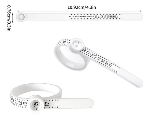 Herramienta De Medición De Anillos Ferra Finger Dimensioner