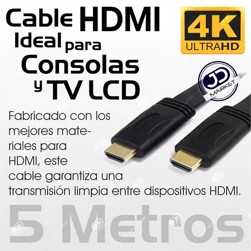 Cable HDMI para instalación, 1 metro, soporta 4K