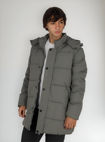Campera Camperon Hombre Capucha Desmontable Oldtown Polo