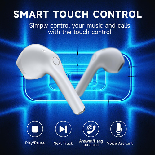 Audífonos Inalámbricos 1 Hora Aut201 Bluetooth 5.3 Con Mic