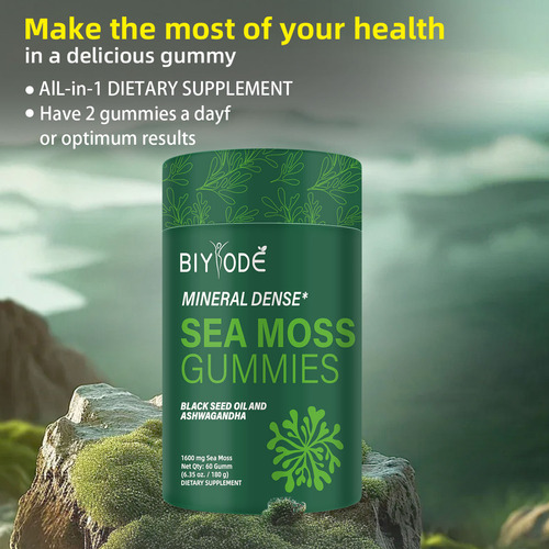 Gummies Elfleaf Algas Marinas Irlandesas (1600mg) promueven la producción de colágeno estimula el sistema inmunológico