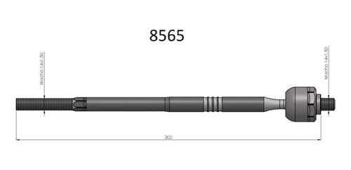 Barra Axial Toro Renegade Compass Bortec Ba 8565